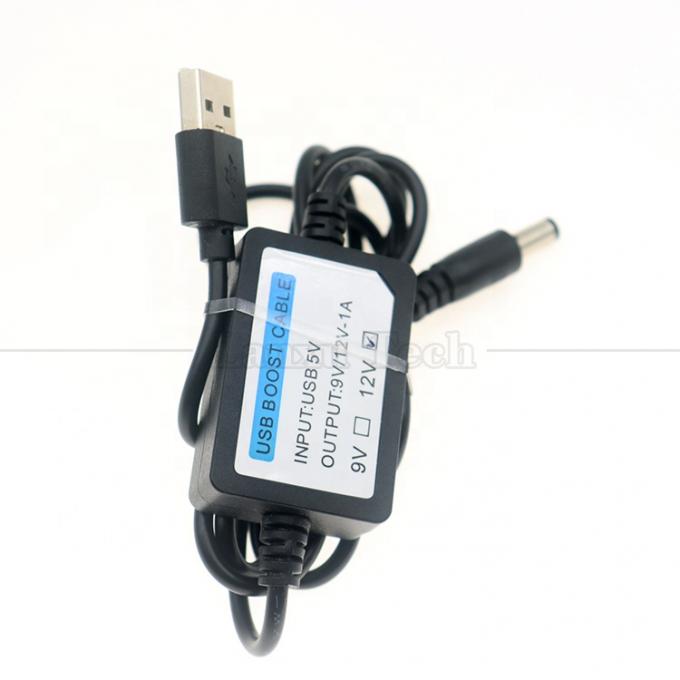 Υψηλής ποιότητας καλώδιο μετατροπής 5V έως 9V 12V 1A USB σε DC 5.5x2.1mm Wifi Router Booster 4
