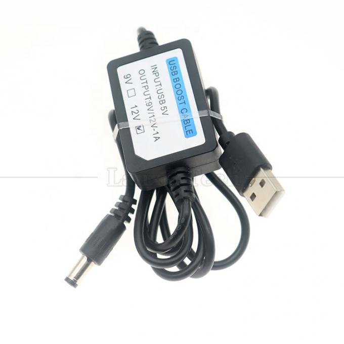 Υψηλής ποιότητας καλώδιο μετατροπής 5V έως 9V 12V 1A USB σε DC 5.5x2.1mm Wifi Router Booster 5