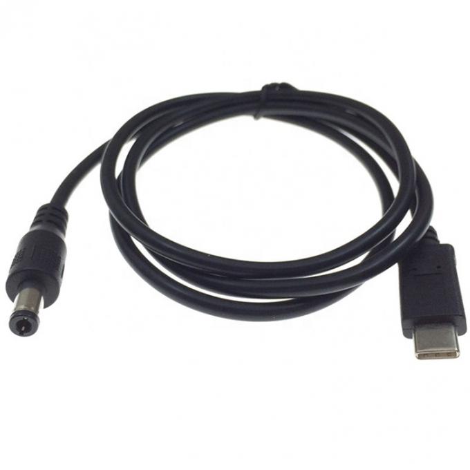 Γρήγορη φόρτιση 20V 3A 65W USB τύπου C έως 5.5mm X 2.1mm DC Power PD Καλώδιο φόρτισης για φορητό υπολογιστή 5