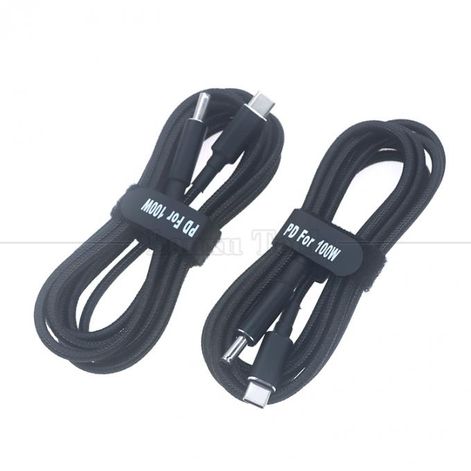 20V 5A 100W Δύο E Mark Chip PD φόρτιση USB τύπου C σε DC φορητό καλώδιο καλωδίου Adapter για HP Asus Lenovo Dell 4