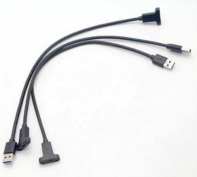 Προσαρμοσμένο καλώδιο επεκτάσεως USB 3.0 A προς USB τύπου C 3.1 1