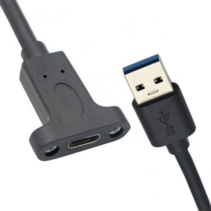 Προσαρμοσμένο καλώδιο επεκτάσεως USB 3.0 A προς USB τύπου C 3.1 2