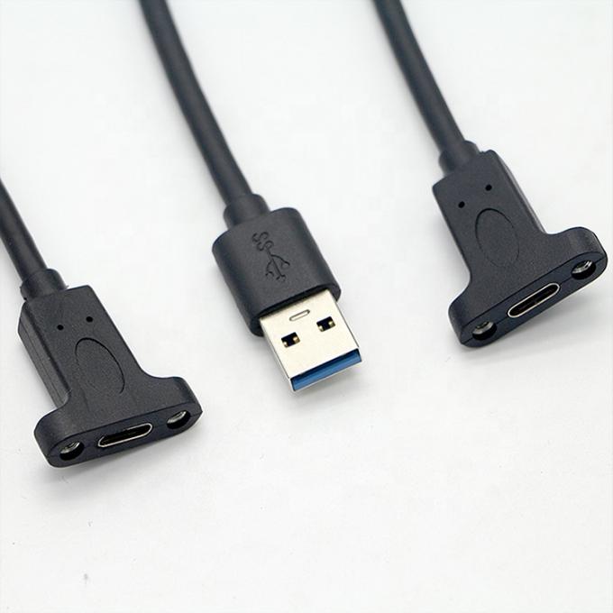 Προσαρμοσμένο καλώδιο επεκτάσεως USB 3.0 A προς USB τύπου C 3.1 5