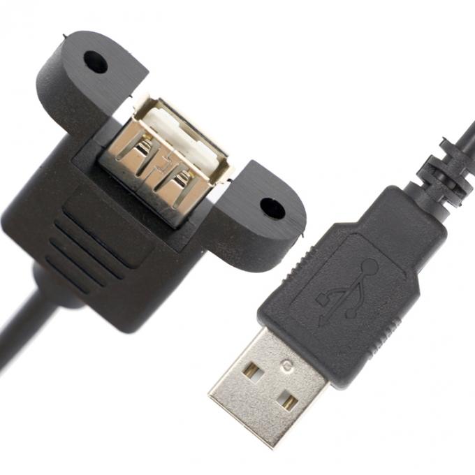 Κλειδώματα βίδας Mini Micro B Type C RJ45 Ethernet αρσενικό προς θηλυκό καλώδιο επέκτασης USB 1