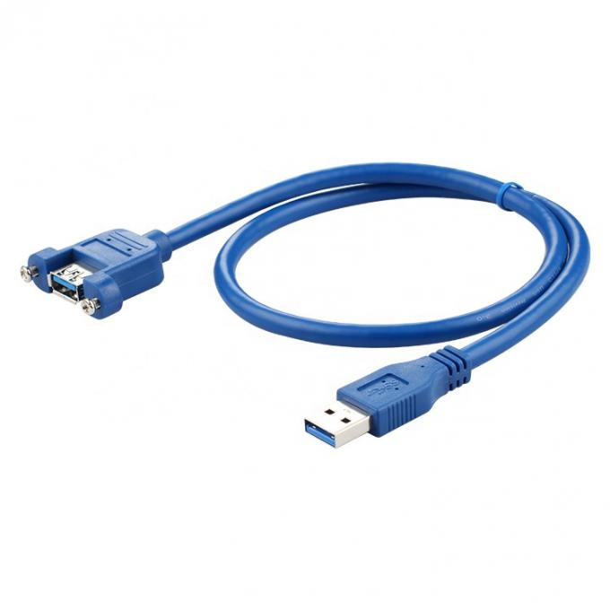 Υψηλής ταχύτητας δεδομένα 5Gbps USB 3.0 τύπου A αρσενικό σε θηλυκό πίνακα USB 3.0 καλώδιο επέκτασης 1