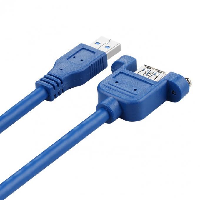 Υψηλής ταχύτητας δεδομένα 5Gbps USB 3.0 τύπου A αρσενικό σε θηλυκό πίνακα USB 3.0 καλώδιο επέκτασης 3