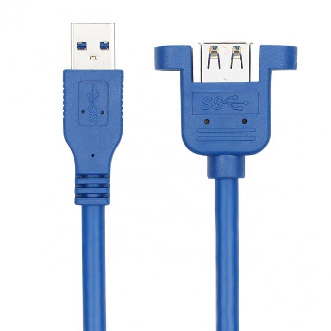 Υψηλής ταχύτητας δεδομένα 5Gbps USB 3.0 τύπου A αρσενικό σε θηλυκό πίνακα USB 3.0 καλώδιο επέκτασης 2