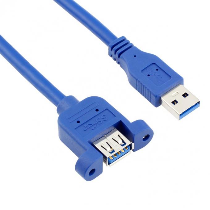 Υψηλής ταχύτητας δεδομένα 5Gbps USB 3.0 τύπου A αρσενικό σε θηλυκό πίνακα USB 3.0 καλώδιο επέκτασης 4