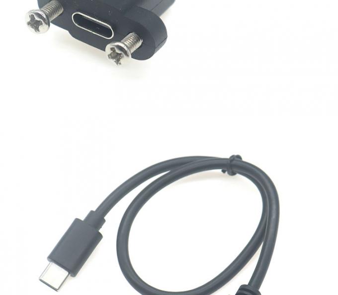 30cm 50cm βίδα πίνακα Mount αρσενικό προς θηλυκό USB τύπου C 3.1 καλώδιο επέκτασης 6