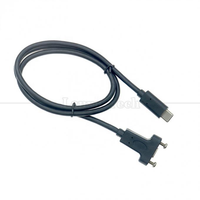 10Gbps 0,3m 1m αρσενικό προς θηλυκό Τύπος C 3.1 Πίνακα τοποθέτηση βίδα κλειδαριά τρύπα USB καλώδιο επέκτασης 1