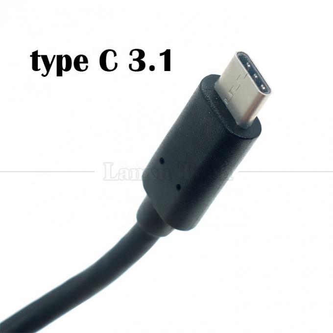 10Gbps 0,3m 1m αρσενικό προς θηλυκό Τύπος C 3.1 Πίνακα τοποθέτηση βίδα κλειδαριά τρύπα USB καλώδιο επέκτασης 7