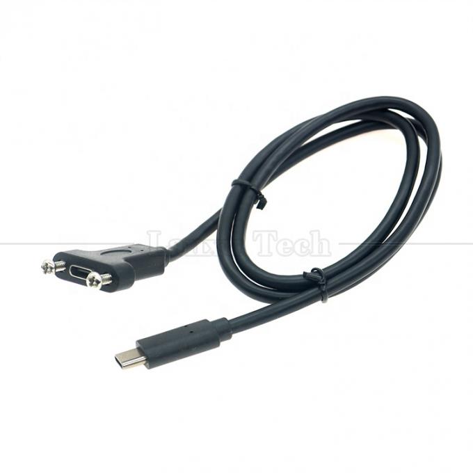 10Gbps 0,3m 1m αρσενικό προς θηλυκό Τύπος C 3.1 Πίνακα τοποθέτηση βίδα κλειδαριά τρύπα USB καλώδιο επέκτασης 9