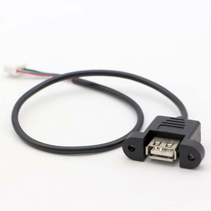 Προσαρμοσμένο καλώδιο συναρμολόγησης USB 2.0 τύπου A έως JST XH PH SH 5