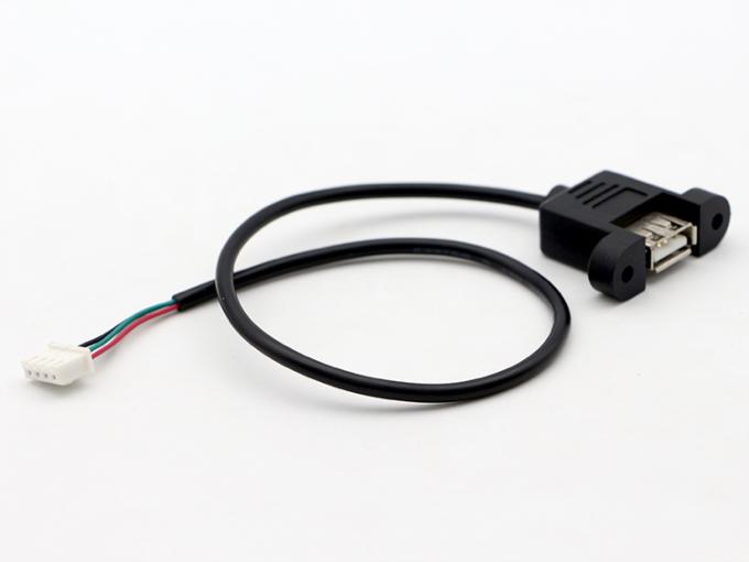 Προσαρμοσμένο καλώδιο συναρμολόγησης USB 2.0 τύπου A έως JST XH PH SH 6