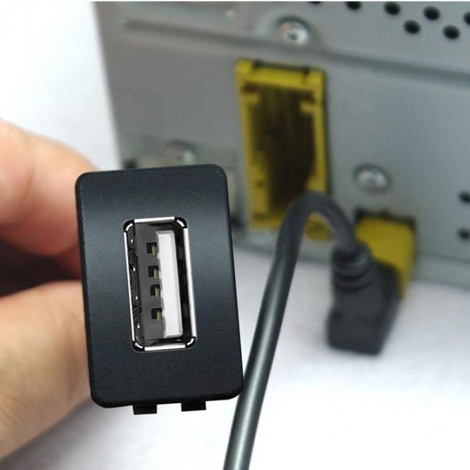 Πίνακα Dashboard Snap Socket αρσενικό προς θηλυκό καλώδιο επέκτασης USB Flush Mount 6