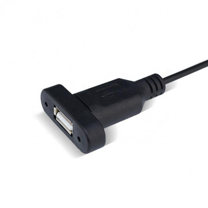 Προσαρμοσμένη τοποθέτηση πίνακα USB A θηλυκό σε γυμνό σύρμα καλωδίου ανοιχτού άκρου 2