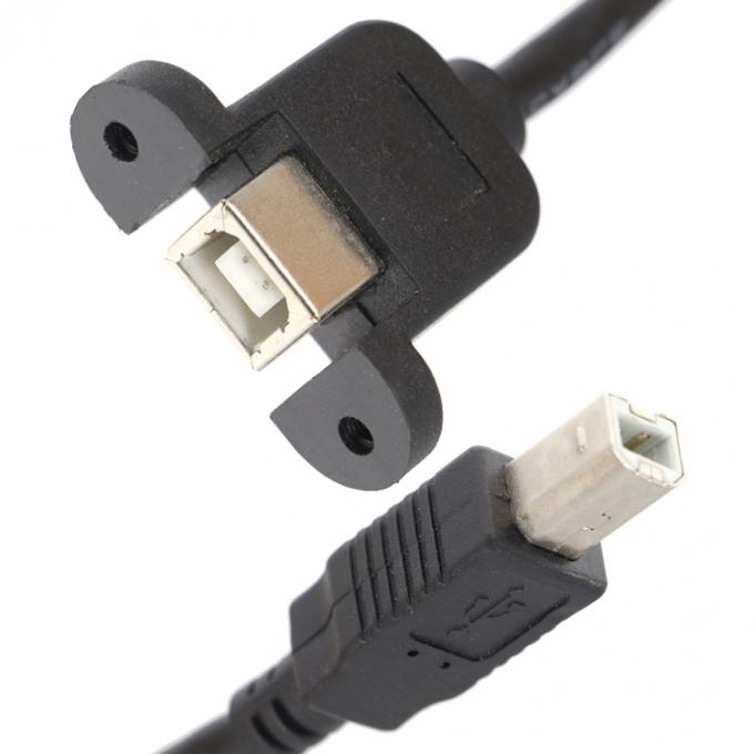 Κλειδώματα βίδας Mini Micro B Type C RJ45 Ethernet αρσενικό προς θηλυκό καλώδιο επέκτασης USB 2
