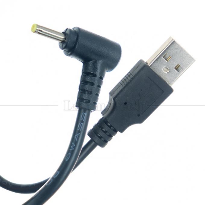 90 μοίρες δεξιά γωνία USB A αρσενικό σε DC 2.5x0.7mm βαρέλι Jack αρσενικό καλώδιο φορτιστή για το δρομολογητή tablet 0