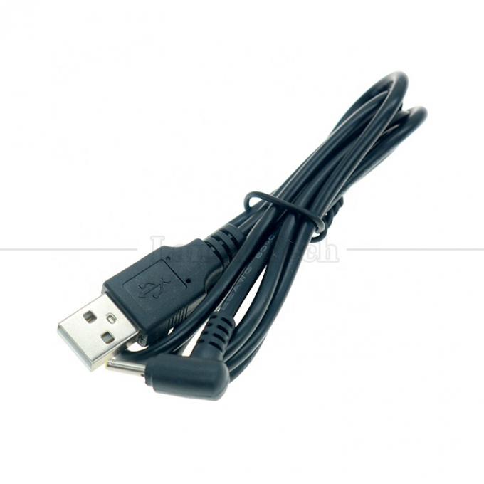 90 μοίρες δεξιά γωνία USB A αρσενικό σε DC 2.5x0.7mm βαρέλι Jack αρσενικό καλώδιο φορτιστή για το δρομολογητή tablet 3
