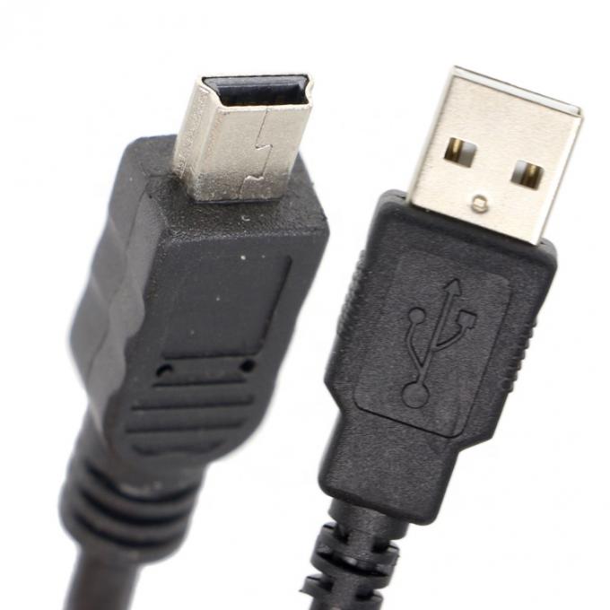 1.5m USB A προς Mini B 5PIN USB 2.0 Δικτυακό καλώδιο φόρτισης δεδομένων OTG με φερρίτη 4