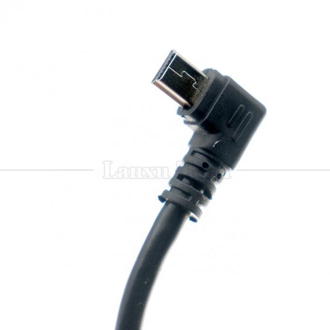 Προσαρμογή 90 μοίρες αριστερή γωνία USB A αρσενικό σε MINI 5P καλώδιο USB για κάμερα ελεγκτή PS3 5