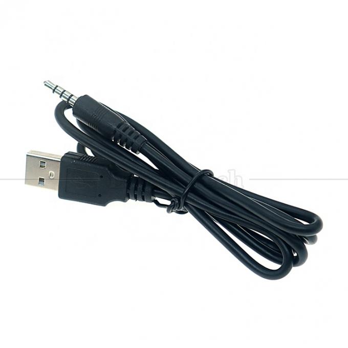 1M USB σε 3,5mm 4 πόλους DC Audio Jack Extension Cable για ηχεία αυτοκινήτου 0