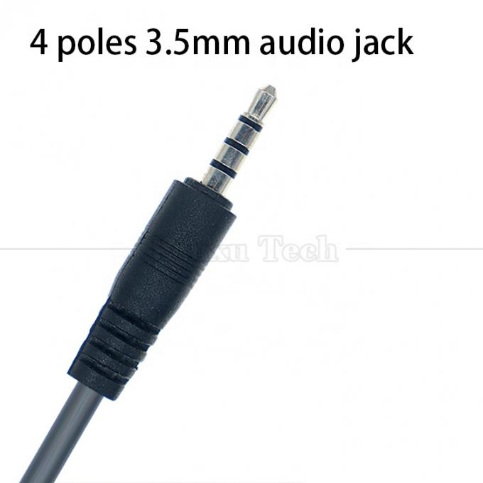 1M USB σε 3,5mm 4 πόλους DC Audio Jack Extension Cable για ηχεία αυτοκινήτου 3