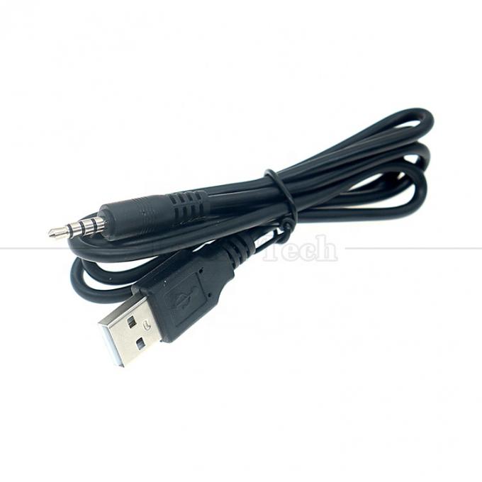 1M USB σε 3,5mm 4 πόλους DC Audio Jack Extension Cable για ηχεία αυτοκινήτου 4