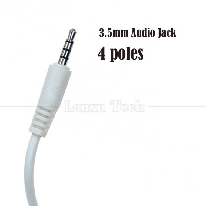 Συγχρονισμός δεδομένων φόρτιση USB A αρσενικό σε Aux 4 πόλους 3.5mm Audio DC Jack Adapter καλώδιο φόρτισης για ακουστικά ομιλητή 2