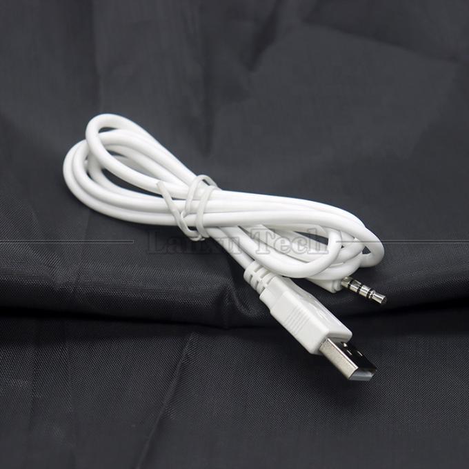 Συγχρονισμός δεδομένων φόρτιση USB A αρσενικό σε Aux 4 πόλους 3.5mm Audio DC Jack Adapter καλώδιο φόρτισης για ακουστικά ομιλητή 5