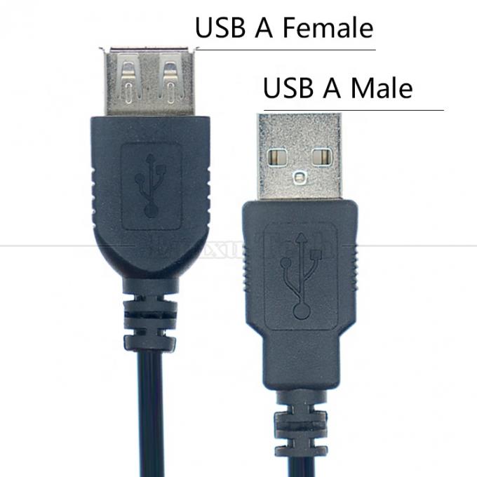 1M 2M 3M 5M Τεχνική φόρτιση δεδομένων USB 2.0 Άντρας σε USB Γυναικείο καλώδιο για ποντίκι πληκτρολογίου υπολογιστή 1