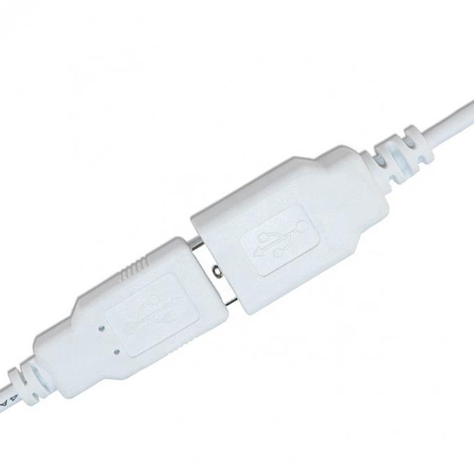 Προσαρμοσμένο 1m 2m 3m λευκό USB A αρσενικό προς ανοιχτό άκρο καλωδίου επέκτασης 6