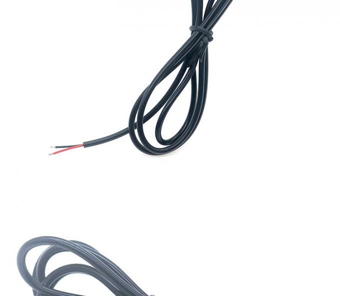 Υψηλής ποιότητας 5V USB 2.0 Άντρας για να ανοίξει απογυμνωμένο γυμνό 2pin καλώδια Τελικό καλώδιο Pigtail για LED φως λάμπα Strip 7