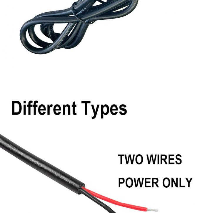 5V USB για να ανοίξετε απογυμνωμένα καλαμποκασμένα γυμνά καλώδια Τελικό καλώδιο φορτιστή ηλεκτρικής ενέργειας Pigtail για λαμπτήρα LED Strip Light 8