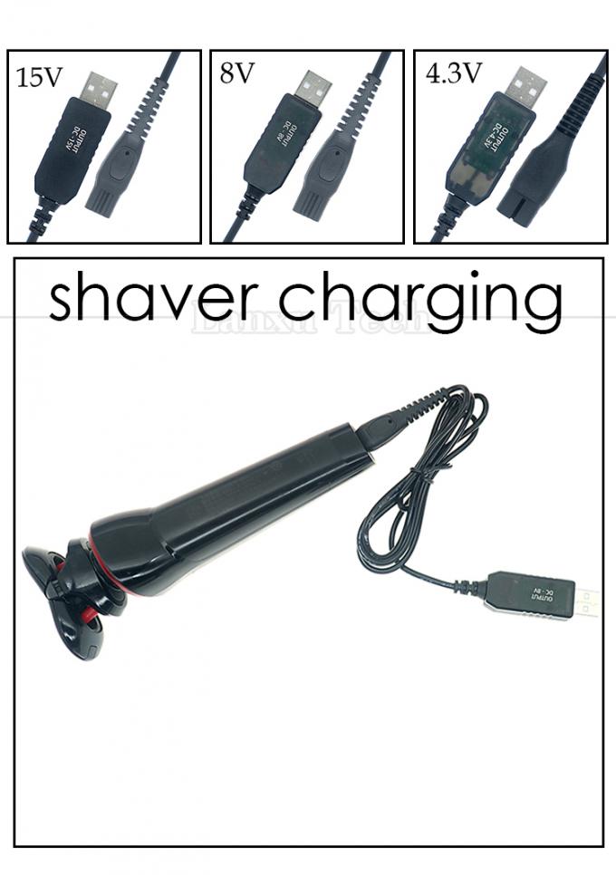 Αντικατάσταση υψηλής ποιότητας 15V 8V 4.3V USB καλώδιο φορτιστή ηλεκτρικής ενέργειας ξυριστήρα για Philips 0