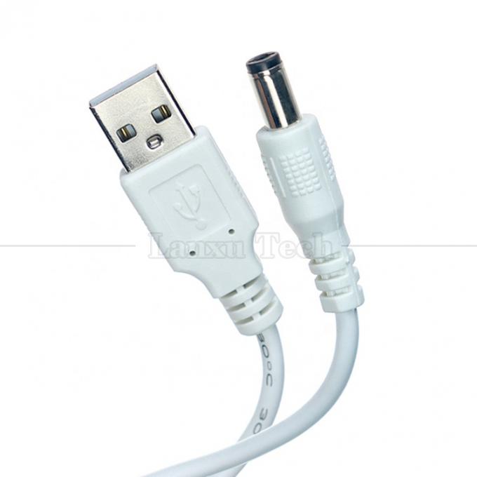 USB A αρσενικό έως 2,1x5,5mm DC βαρέλι Jack συνδετήρα καλώδιο φόρτισης ρεύματος για ομιλητή δρομολογητή 3