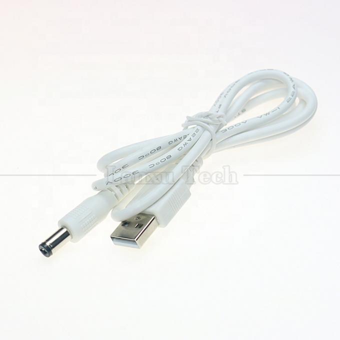 USB A αρσενικό έως 2,1x5,5mm DC βαρέλι Jack συνδετήρα καλώδιο φόρτισης ρεύματος για ομιλητή δρομολογητή 4