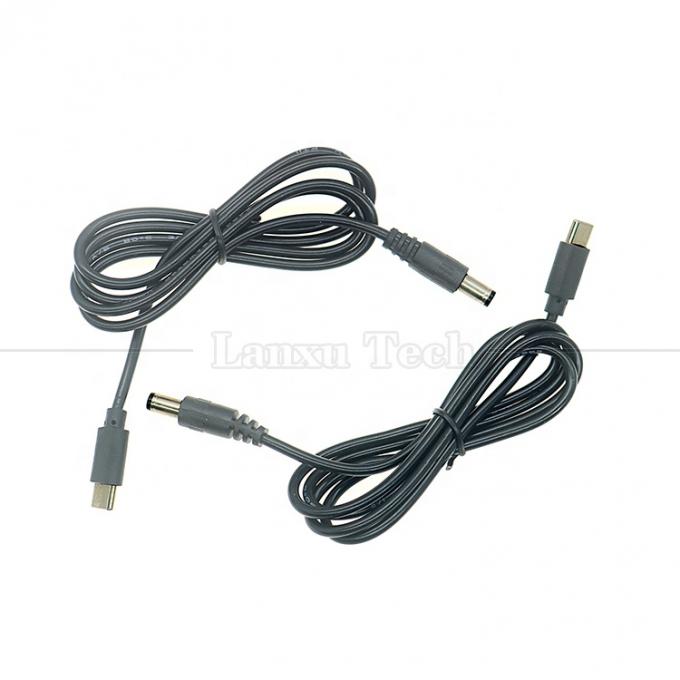 PD φόρτιση 3A 9V 12V 15V 20V USB τύπου C σε DC 5.5x2.1mm Jack Adapter Converter Cable για Wifi Router Modem Projector Camera 3