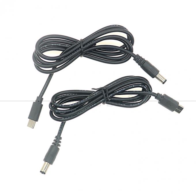 PD φόρτιση 3A 9V 12V 15V 20V USB τύπου C σε DC 5.5x2.1mm Jack Adapter Converter Cable για Wifi Router Modem Projector Camera 4
