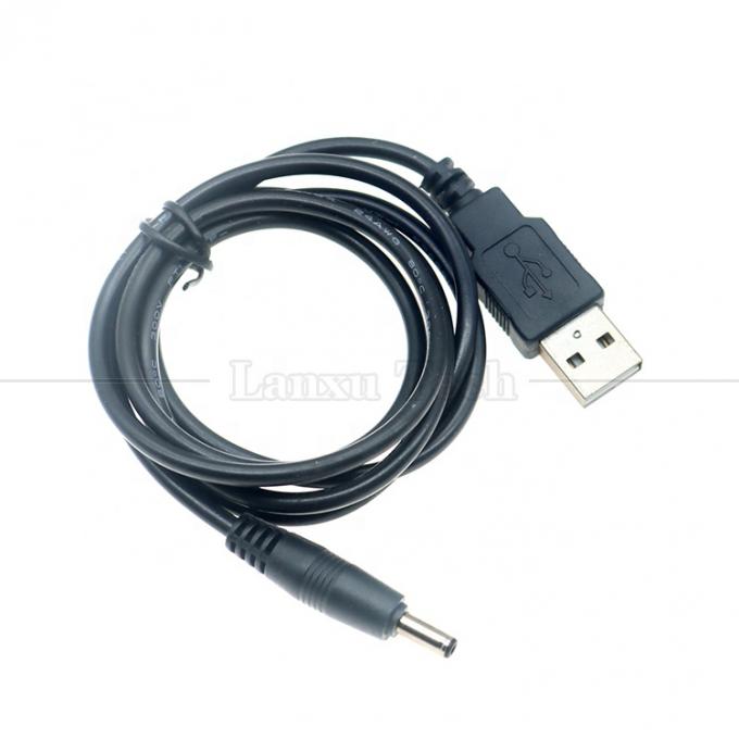 1 μέτρο USB αρσενικό σε συνεχές ρεύμα Jack 3.5mm 1.35mm καλώδιο φορτιστή ρεύματος για ομιλητή δρομολογητή 0