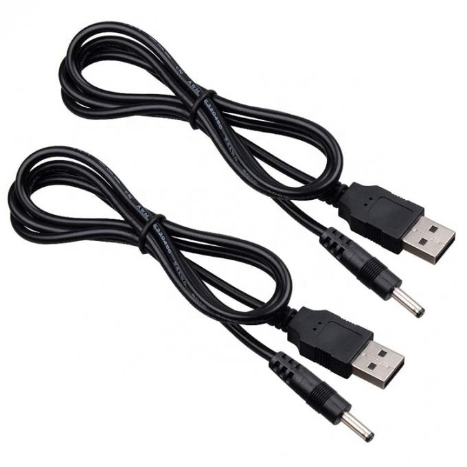 1 μέτρο USB αρσενικό σε συνεχές ρεύμα Jack 3.5mm 1.35mm καλώδιο φορτιστή ρεύματος για ομιλητή δρομολογητή 3
