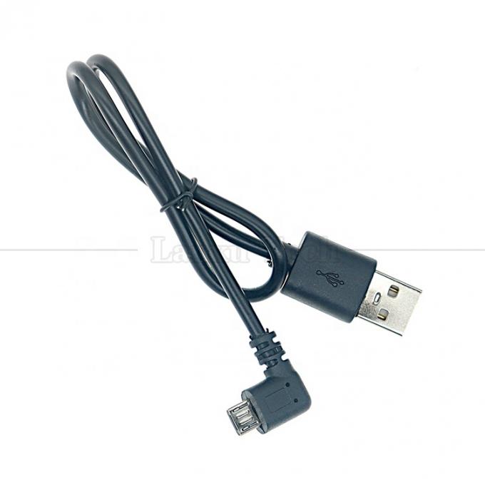 90 μοίρες δεξιά γωνία USB σε Micro B καλώδιο φορτιστή δεδομένων για τηλέφωνο tablet ψηφιακή κάμερα GPS 5