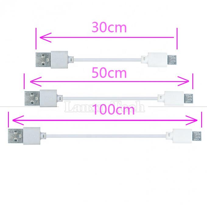 OEM ODM 0.1M 0.2M 0.3M 0.5M 1M Σύγχρονο φορτίο δεδομένων USB A σε USB Micro Data Cable για κάμερα τηλεφώνου και tablet 3