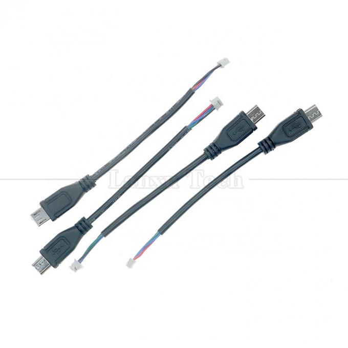 OEM Προσαρμοσμένο Micro USB σε JST 4 Pin 1.25mm Pitch Cable 1