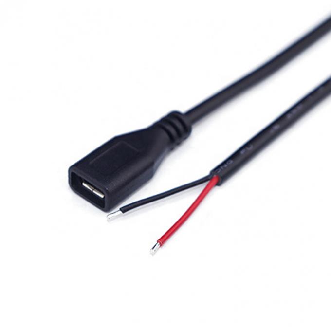 Πλήρωση δεδομένων OEM 2 4 πυρήνες Micro USB αρσενικό θηλυκό για να ανοίξετε γυμνά καλώδια καλώδιο Pigtail 3