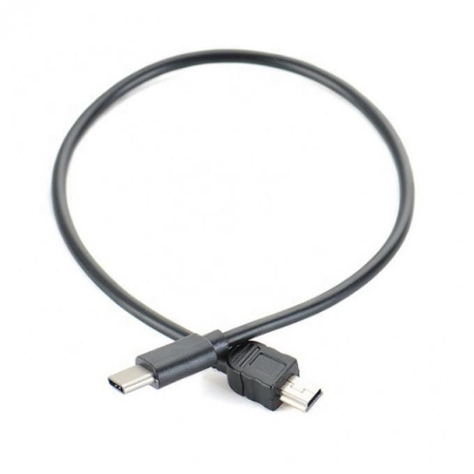 Δικτυακή συσκευή φόρτισης δεδομένων USB τύπου C σε Mini B 5 Pin USB OTG καλώδιο για κάμερα 2