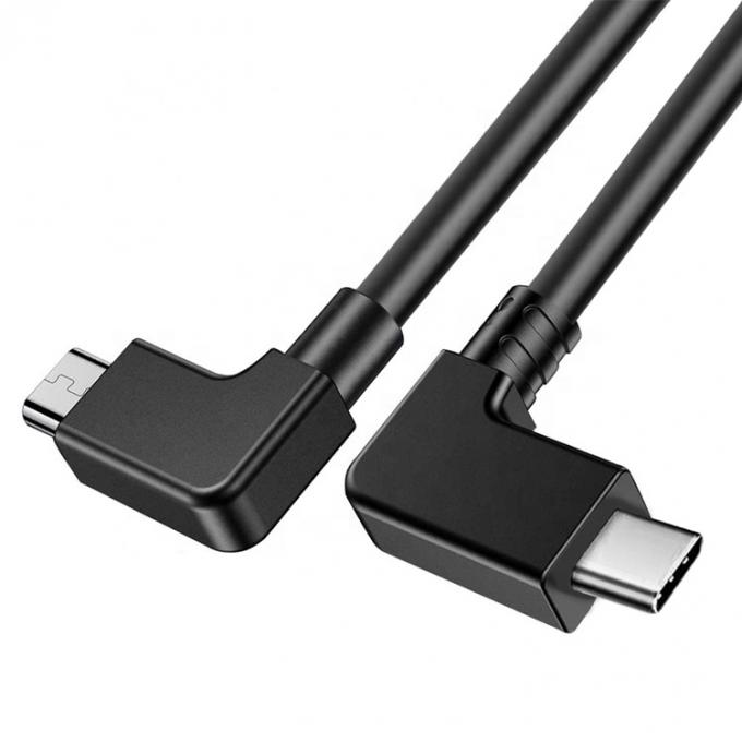 90 μοίρες γωνία Micro B σε τύπου C καλώδιο USB για UAV 4