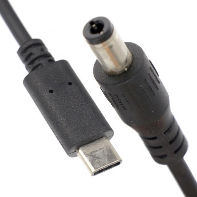 Προσαρμοσμένο USB 3.1 τύπου C αρσενικό σε DC 5.5x2.5mm αρσενικό Jack Power Charger Καλώδιο ρεύματος για φορητό υπολογιστή 2