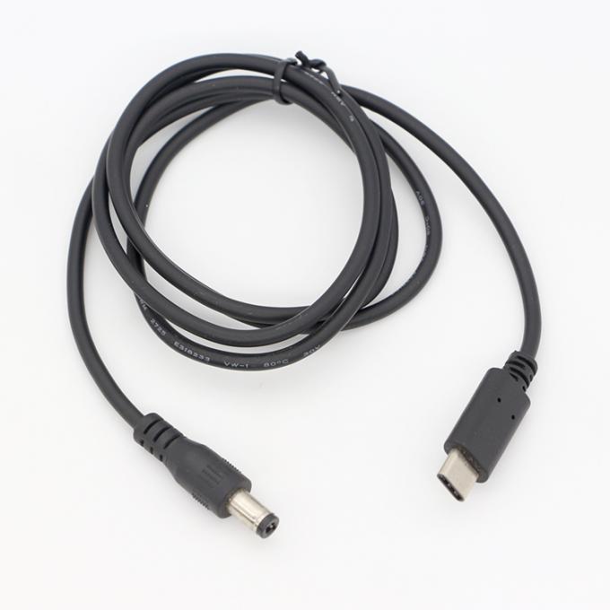 Προσαρμοσμένο USB 3.1 τύπου C αρσενικό σε DC 5.5x2.5mm αρσενικό Jack Power Charger Καλώδιο ρεύματος για φορητό υπολογιστή 6