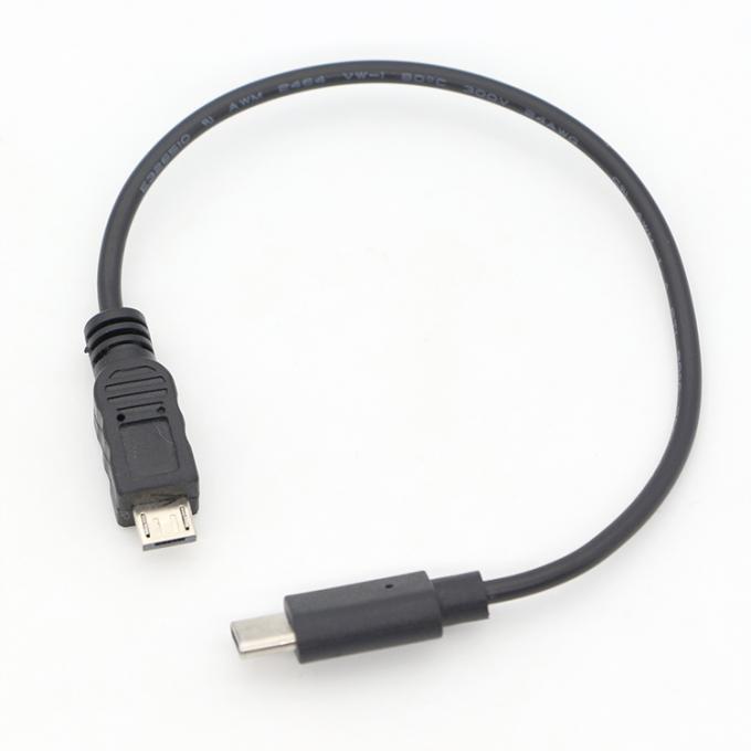 1M 2M 3M USB τύπου C σε Micro A B 5 PIN USB OTG καλώδιο δεδομένων 4